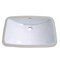 Fauceture LB24157 Forum Undermount Bathroom Sink, White LB24157 - alternate 1